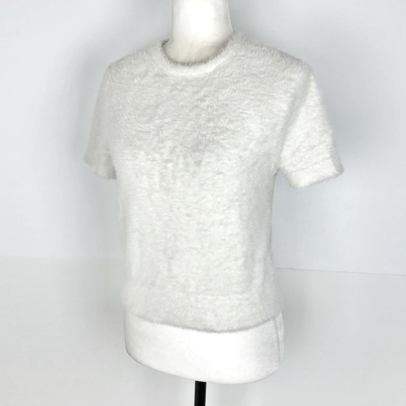 Twik ecru fuzzy sweater - Picture 2 of 9